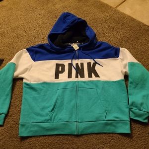 Victoria secret pink zip up sweater